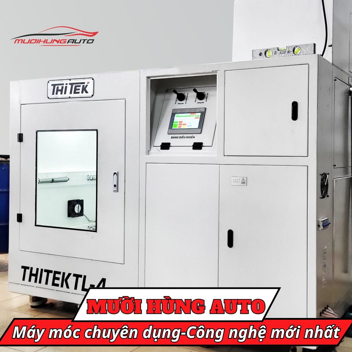 Mười Hùng Auto sử dụng máy móc chuyên dụng, công nghệ mới nhất