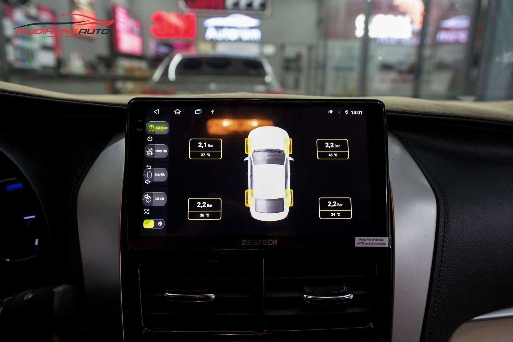 Lắp Màn Hình Zestech Z18 360 Cho Xe Toyota Vios 2018