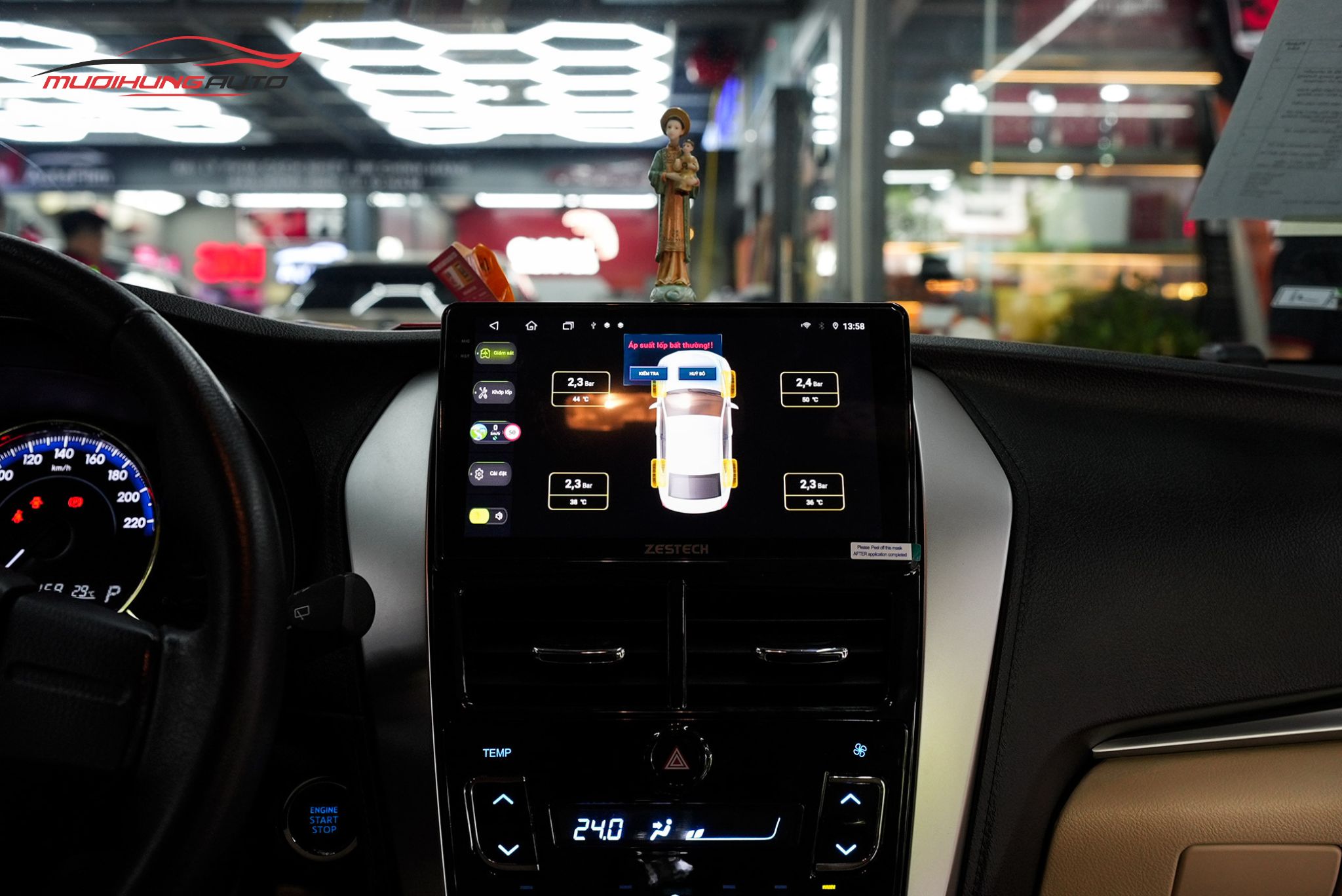 Lắp Màn Hình Zestech Z18 360 Cho Xe Toyota Yaris 2020