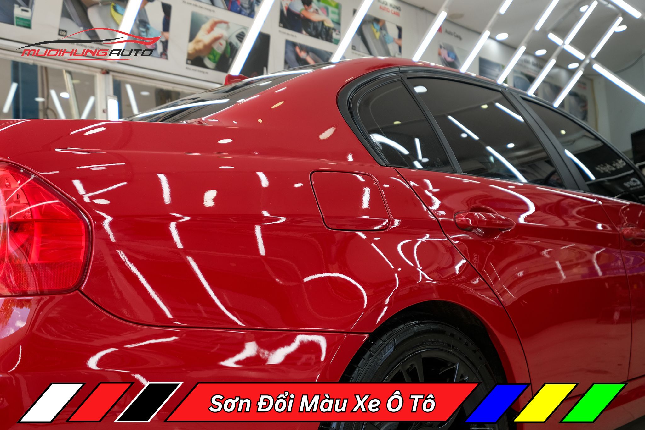 Sơn Đổi Màu Xe Ô Tô BMW 320i