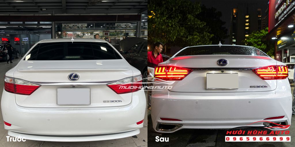Nâng Cấp Body Kit Cho Xe Lexus ES300h 2014 Lên Đời 2020 Đẳng Cấp
