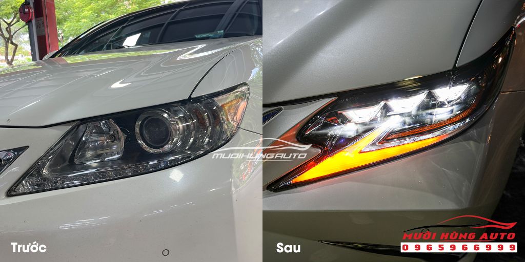 Nâng Cấp Body Kit Cho Xe Lexus ES300h 2014 Lên Đời 2020 Đẳng Cấp