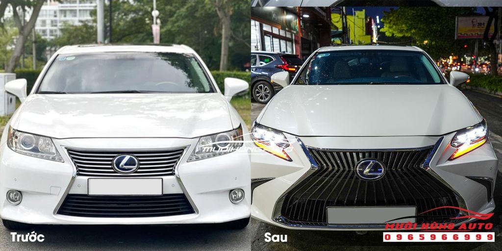 Nâng Cấp Body Kit Cho Xe Lexus ES300h 2014 Lên Đời 2020 Đẳng Cấp