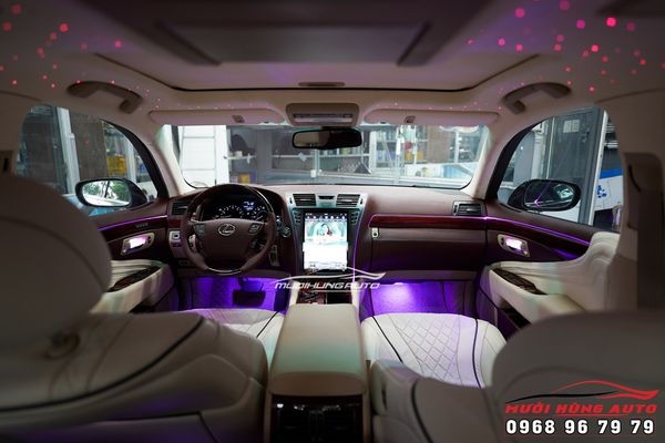 Khoác Lên Xe Lexus LS460L Một Tấm Áo Mới Với Dịch Vụ Độ Nội Thất Sang Chảnh