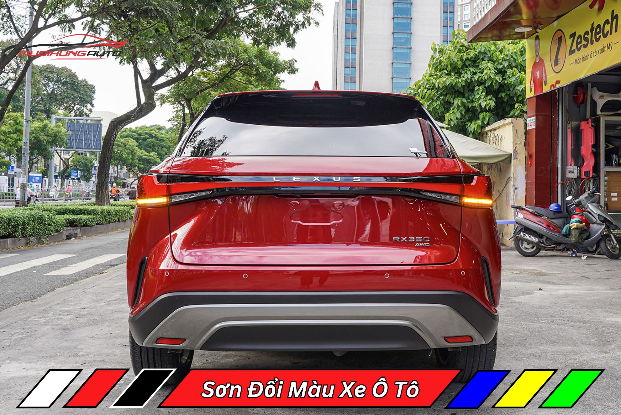 Sơn Đổi Màu Xe Ô Tô Lexus RX350 2023