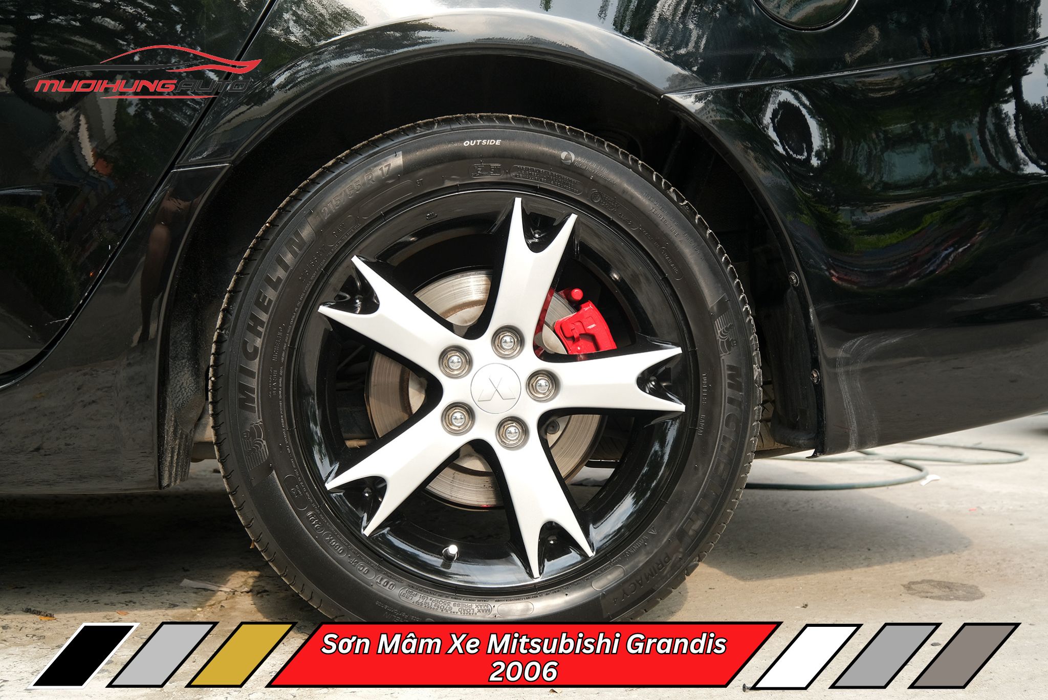 Sơn Mâm Xe Mitsubishi Grandis 2006