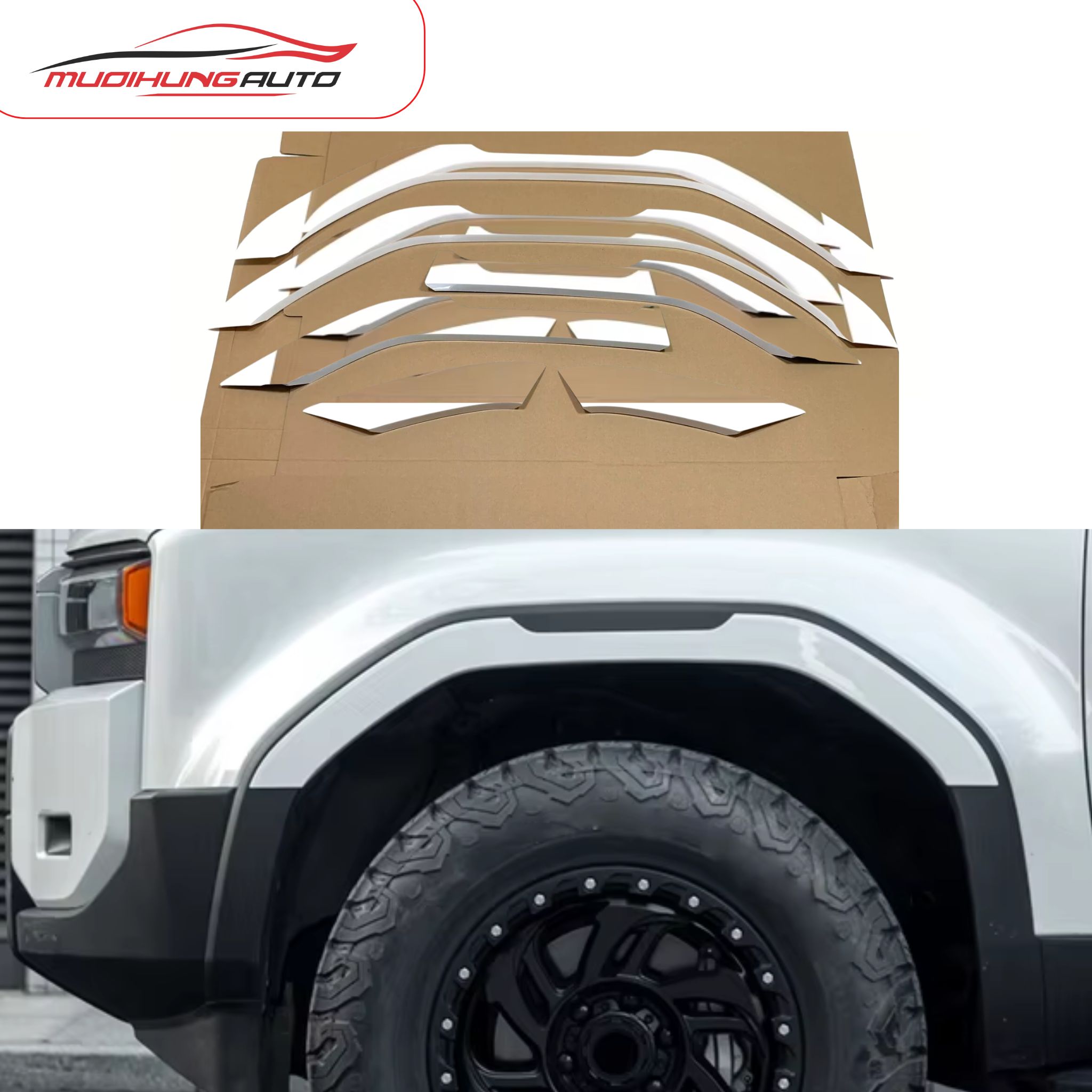 ốp viền bánh xe Toyota Land Cruiser Prado LC250 2025