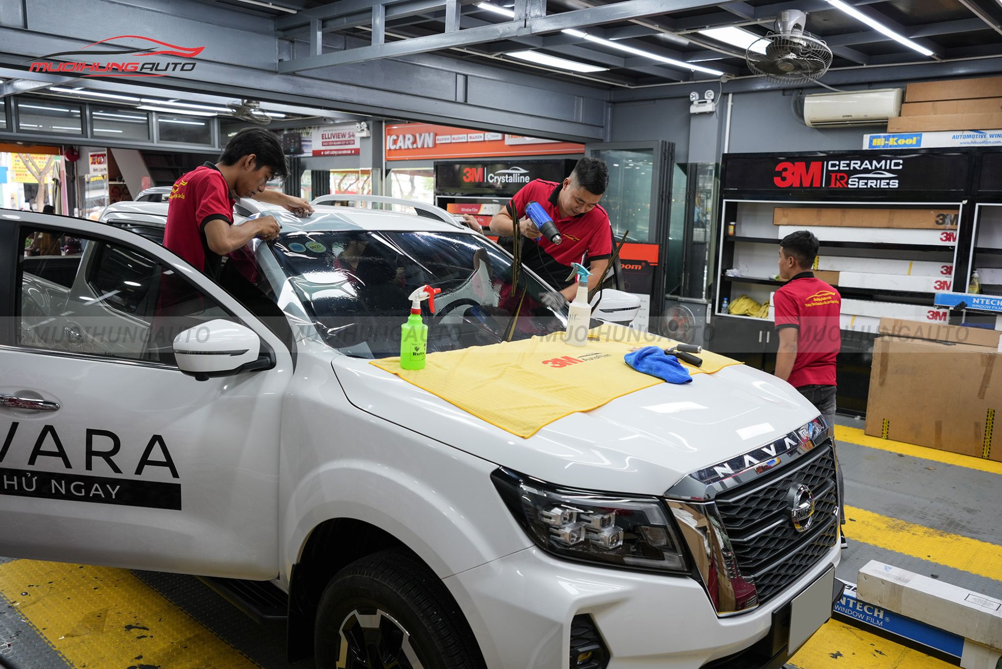 Phim cách nhiệt 3M chính hãng Nissan Navara 2022