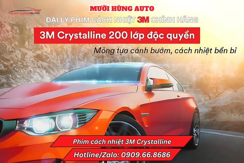 Phim cách nhiệt 3M Crystalline