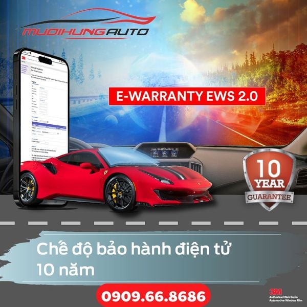Phim cách nhiệt 3M đều được bảo hành lên đến 10 năm