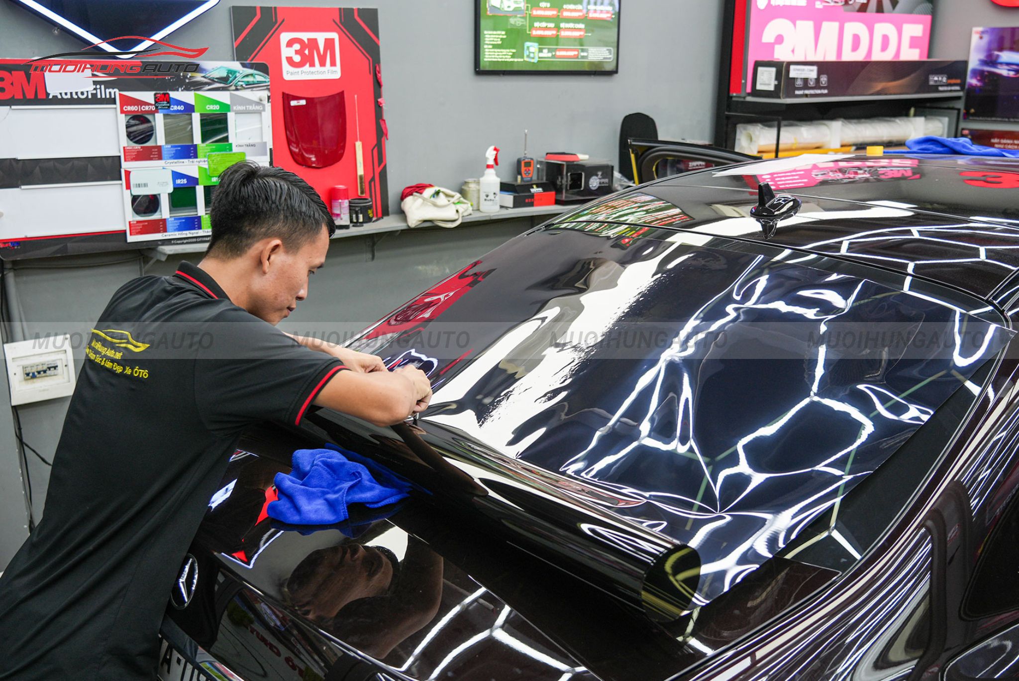 Phim cách nhiệt 3M Mercedes S450 2020