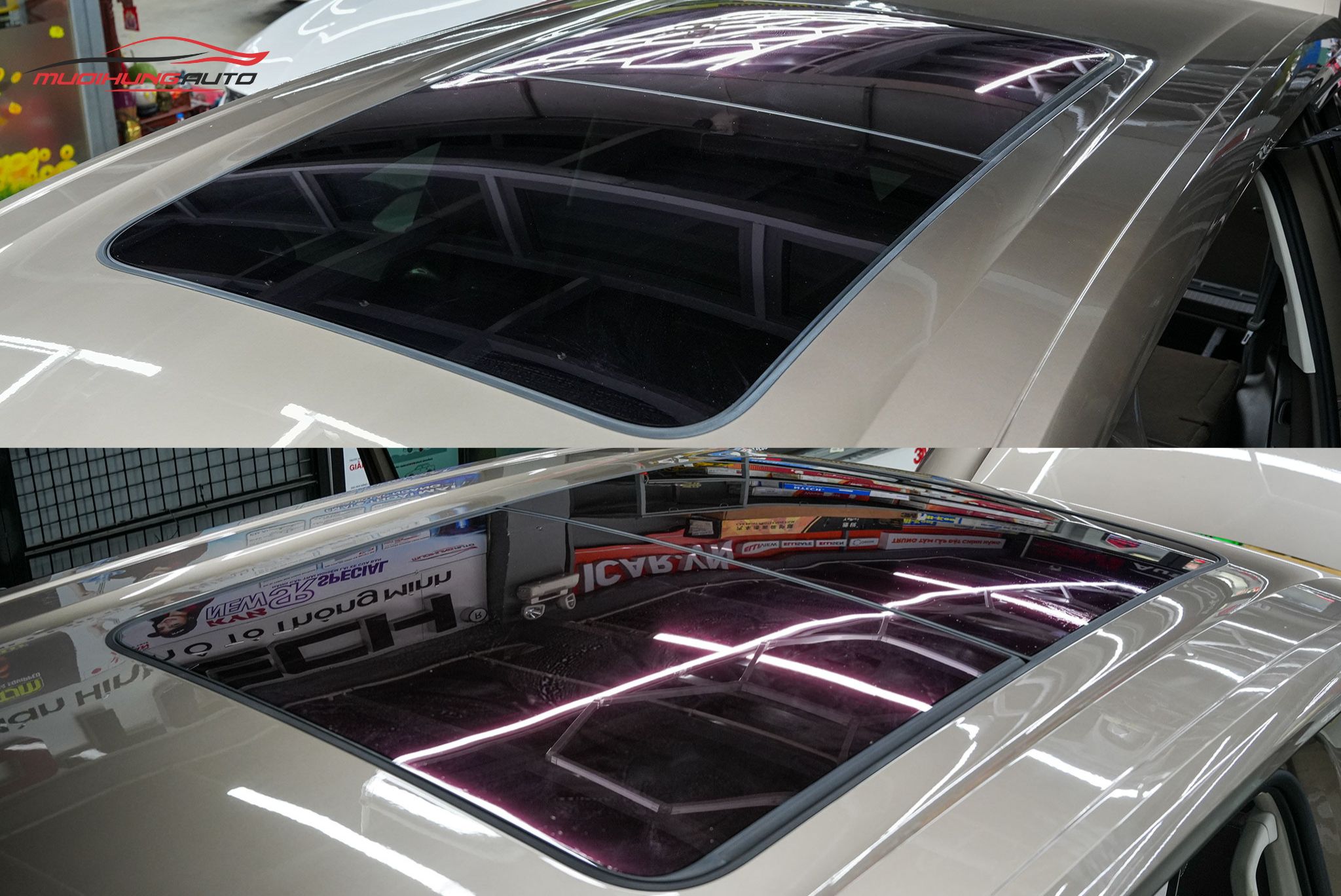 phim cách nhiệt cửa sổ trời PPF TPU SUNROOF PPro Plus