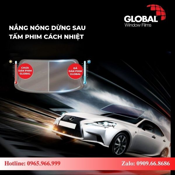 Dán Phim Cách Nhiệt Global - Trải Nghiệm Tiện Ích Vượt Trội