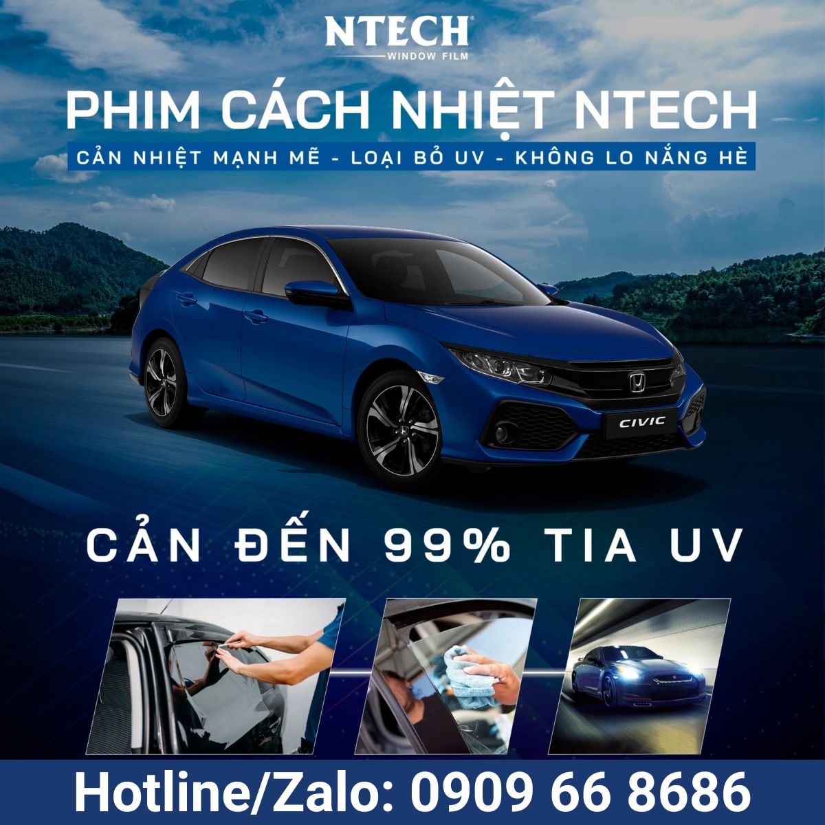 Phim cách nhiệt NTECH gói Cao cấp