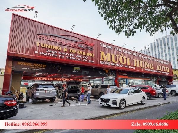 Mười Hùng Auto -&nbsp;Địa chỉ dán phim cách nhiệt Ntech xe 7 chỗ uy tín TPHCM
