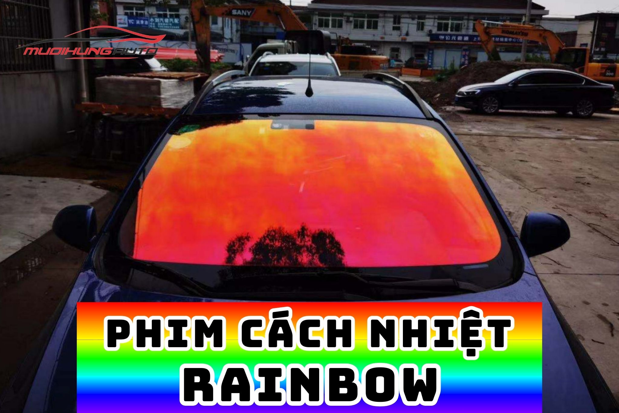 Phim cách nhiệt Rainbow cho xe SUV với đa dạng mã phim