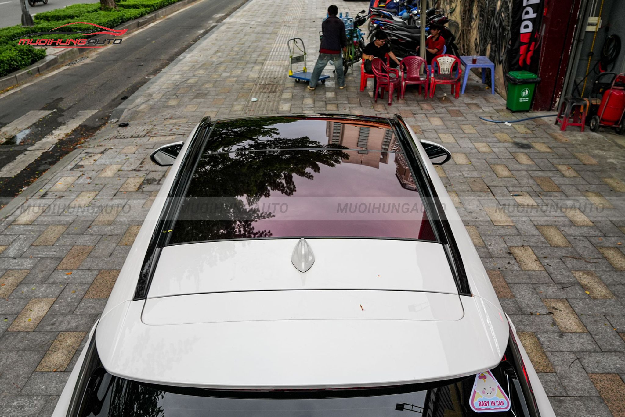 Phim PPF TPU Sunroof cách nhiệt cửa sổ trời cho xe Hyundai Tucson 2024