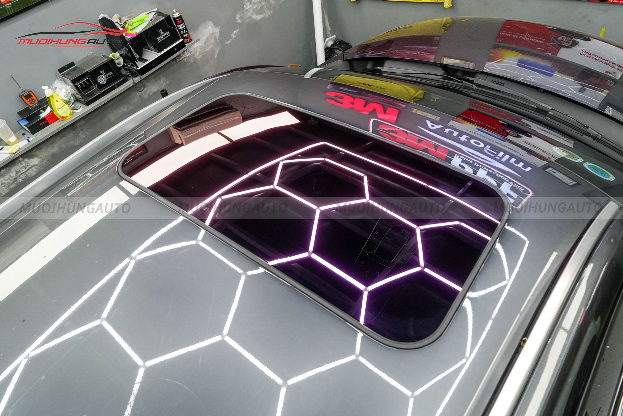 Phim PPF TPU Sunroof cách nhiệt cửa sổ trời xe Mazda CX5 2024