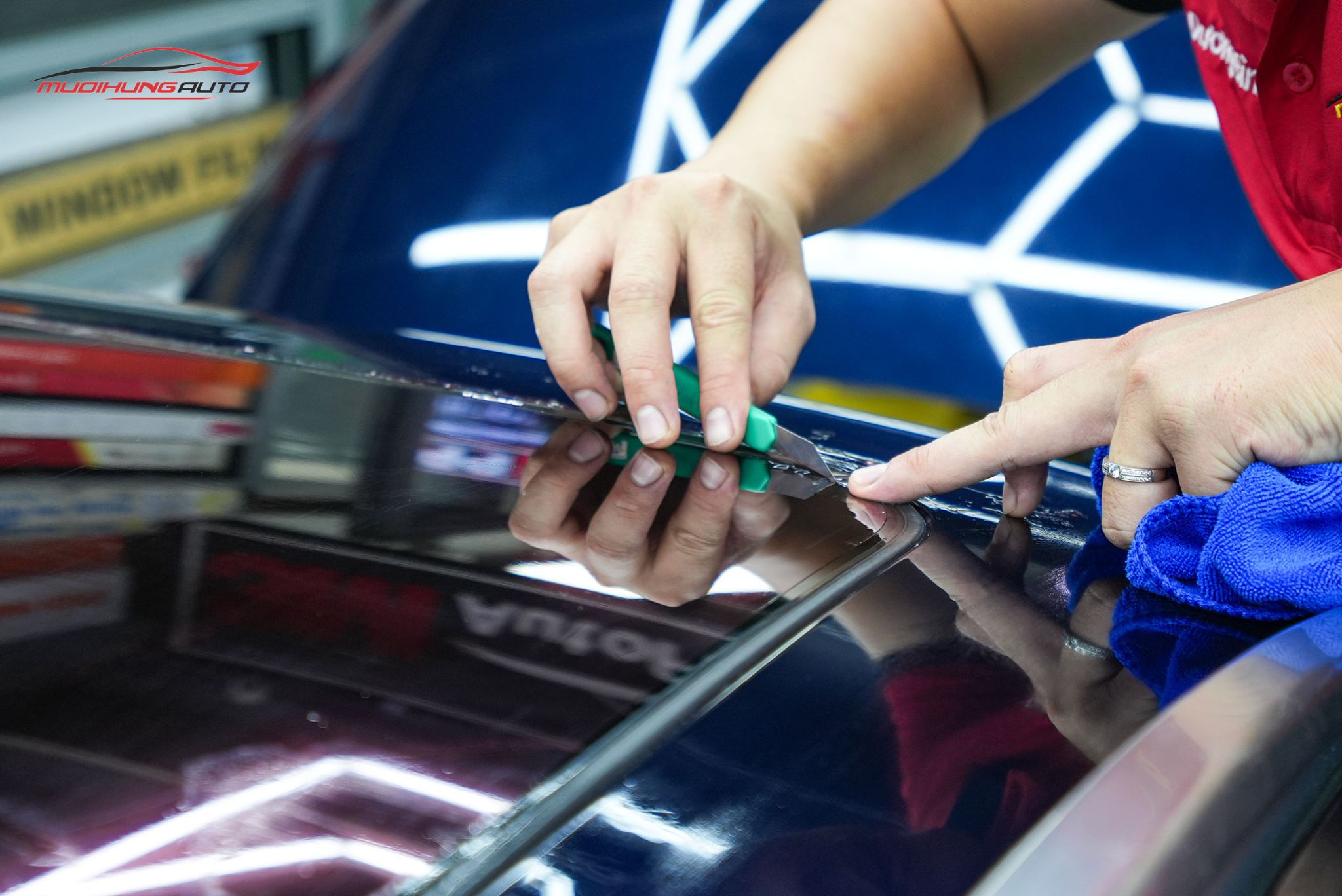 Phim PPF TPU SUNROOF cách nhiệt cửa sổ trời xe Mazda CX8 2024