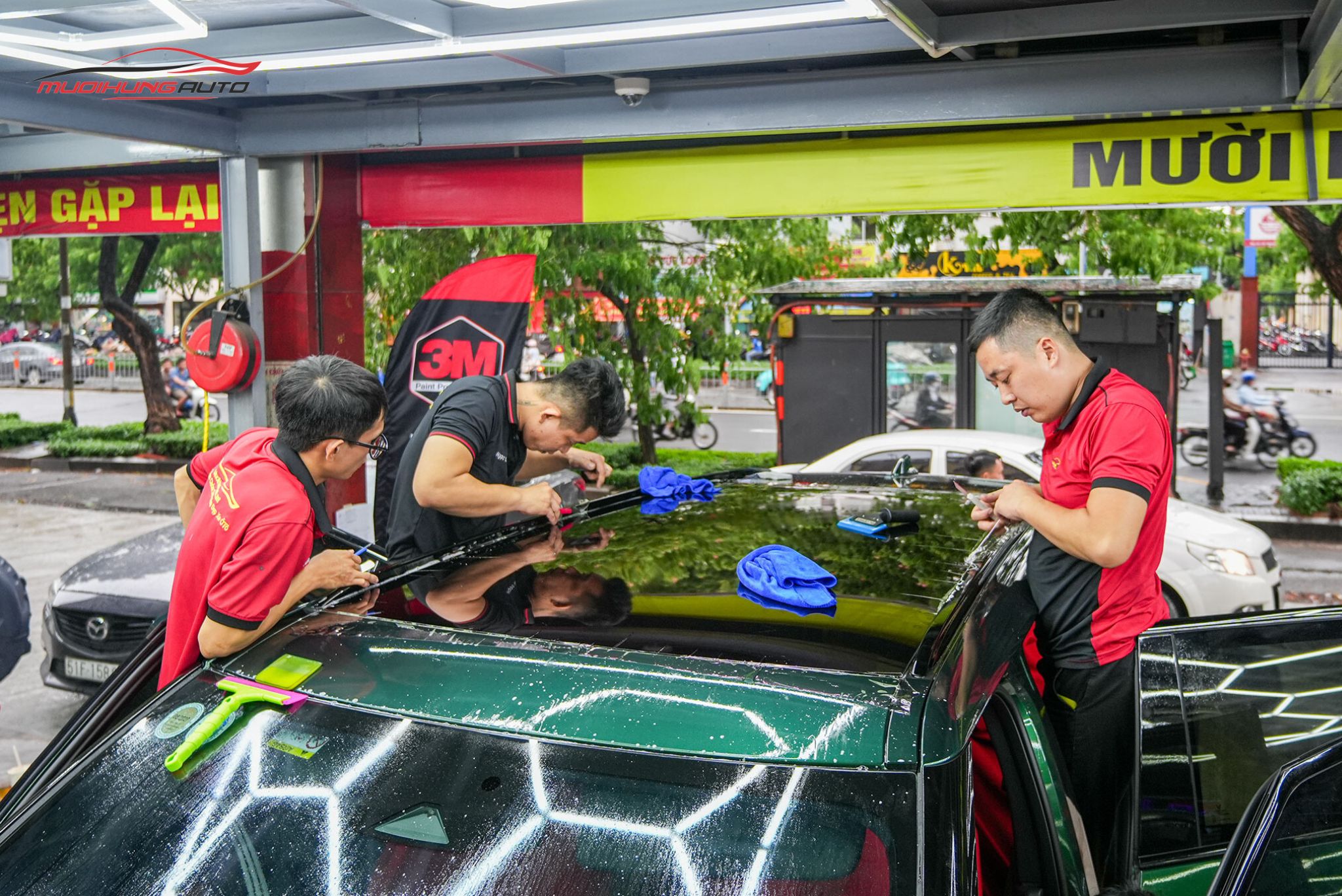 Phim PPF TPU SUNROOF cách nhiệt cửa sổ trời xe Vinfast VF9 2024