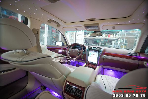 Khoác Lên Xe Lexus LS460L Một Tấm Áo Mới Với Dịch Vụ Độ Nội Thất Sang Chảnh
