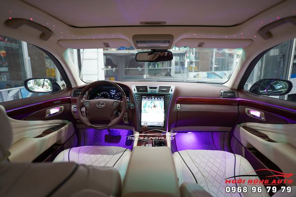 Khoác Lên Xe Lexus LS460L Một Tấm Áo Mới Với Dịch Vụ Độ Nội Thất Sang Chảnh