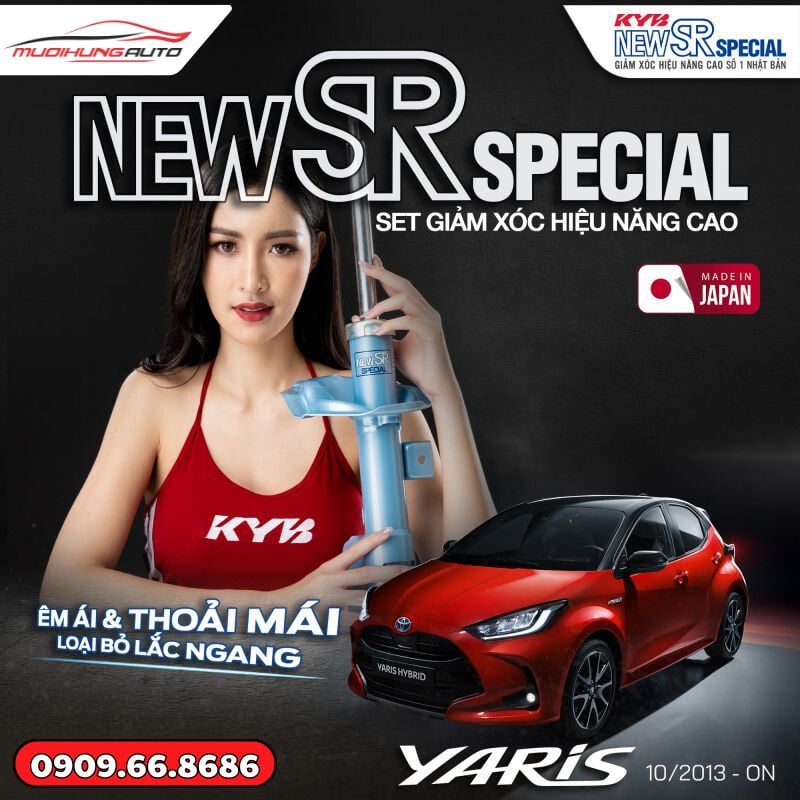Phuộc nhún ô tô KYB Yaris