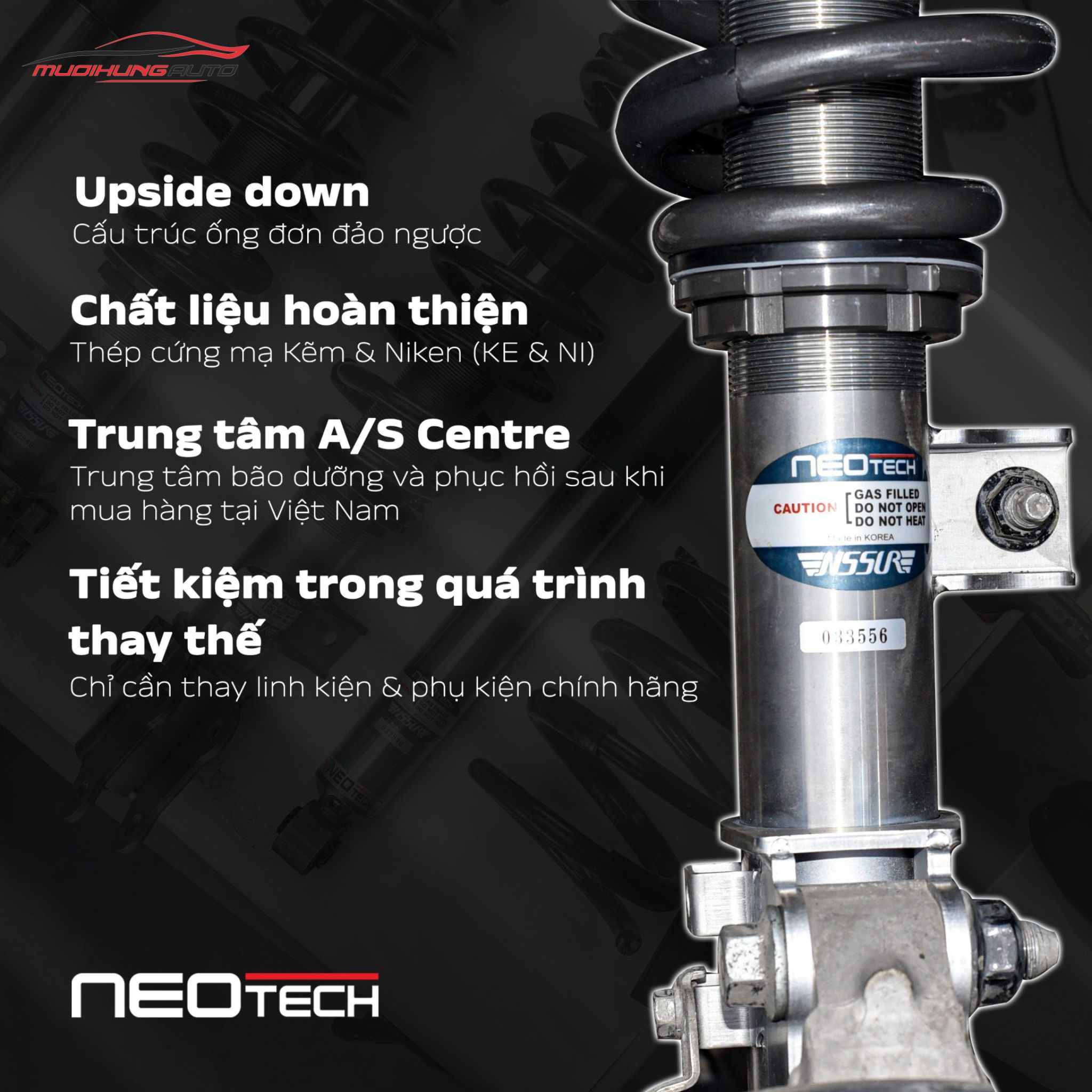 Phuộc xe hơi Neotech Santafe