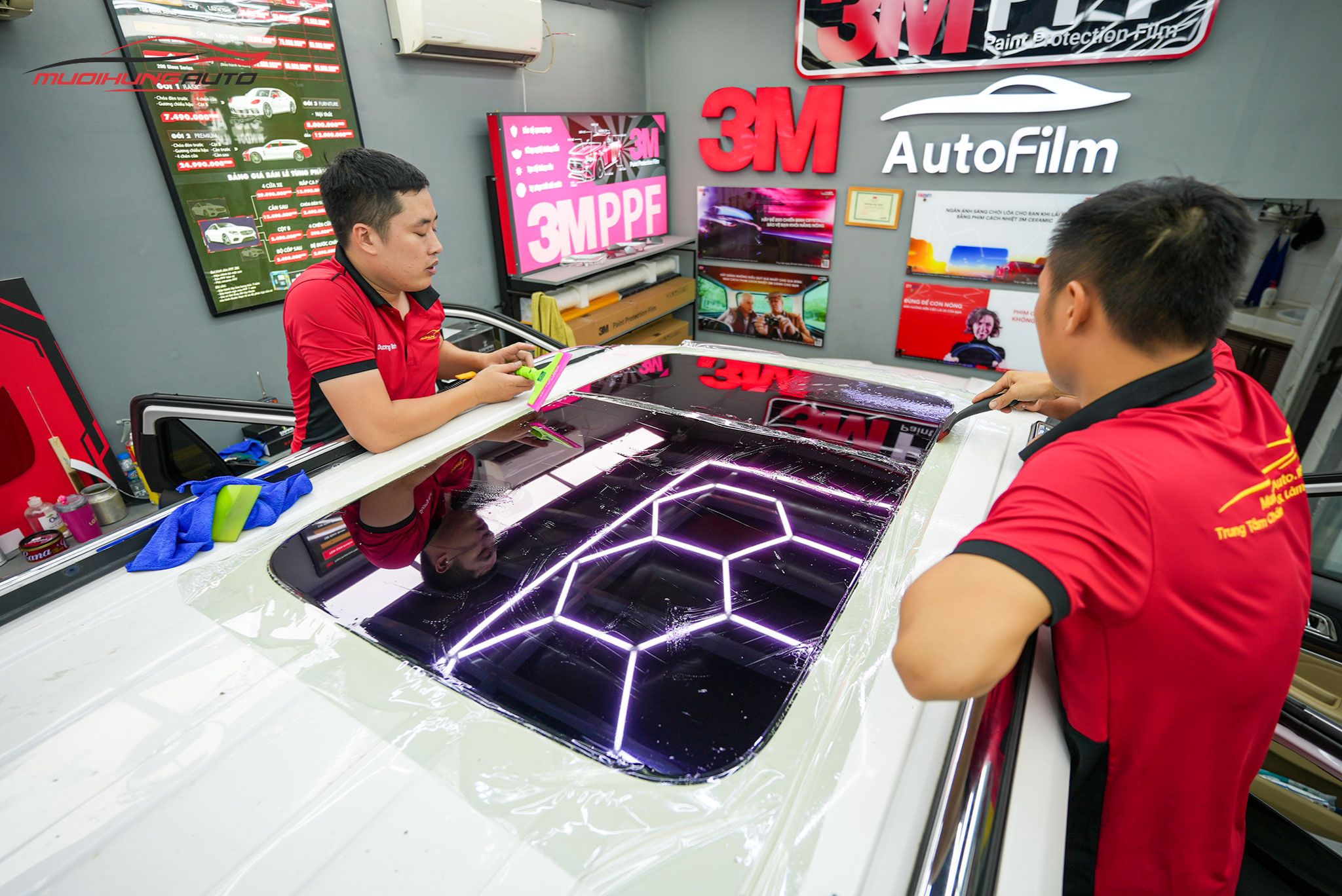 PPF TPU SUNROOF PPro Plus cách nhiệt cửa sổ trời