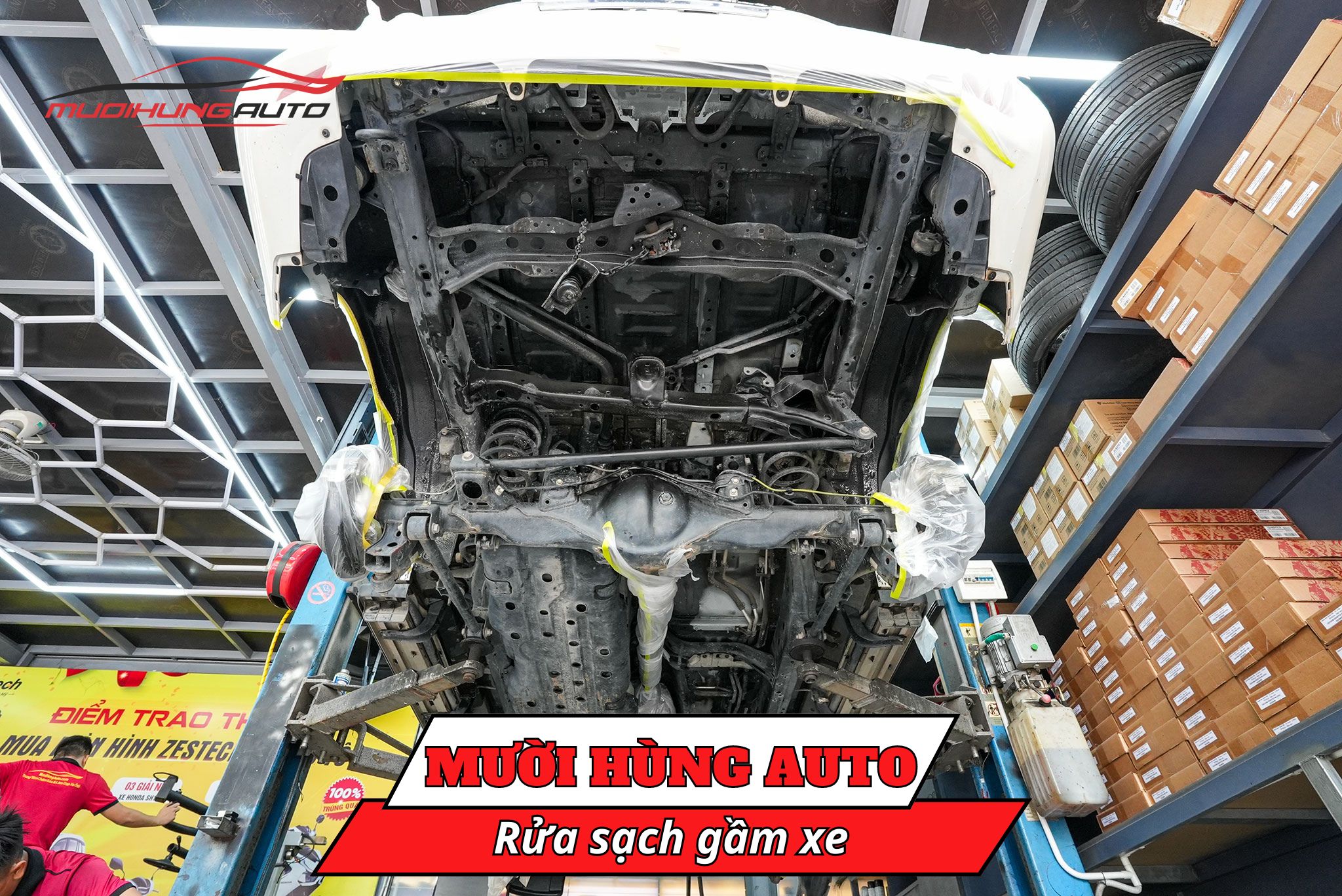 6 Bước Phủ Gầm Ô Tô Chuyên Nghiệp, Đạt Chuẩn
