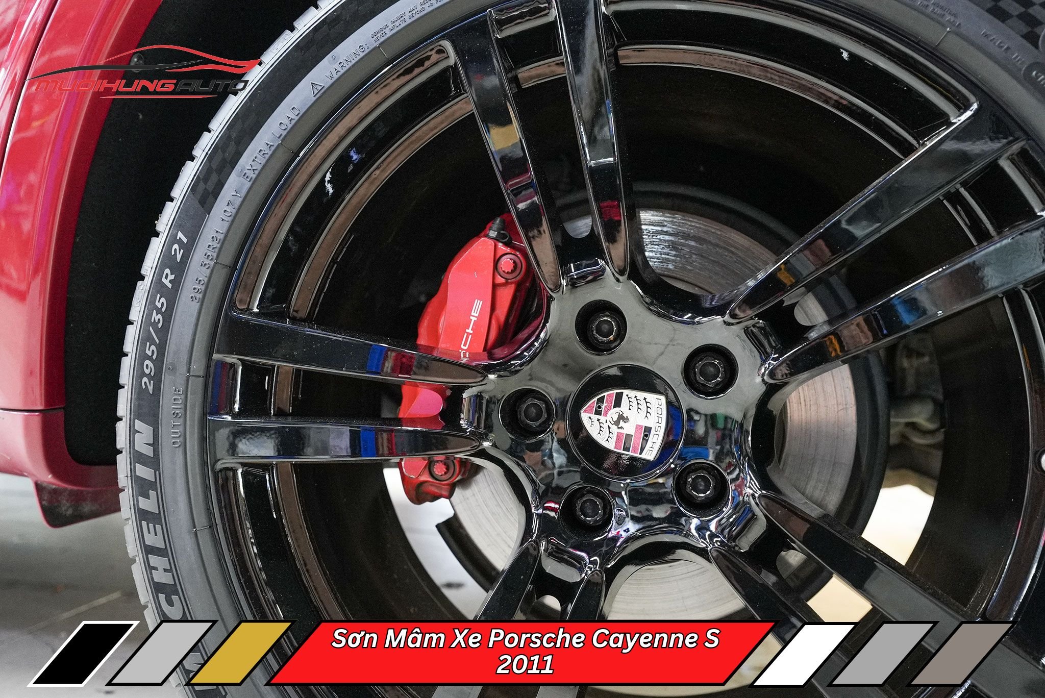 Sơn Mâm Xe Porsche Cayenne S 2011