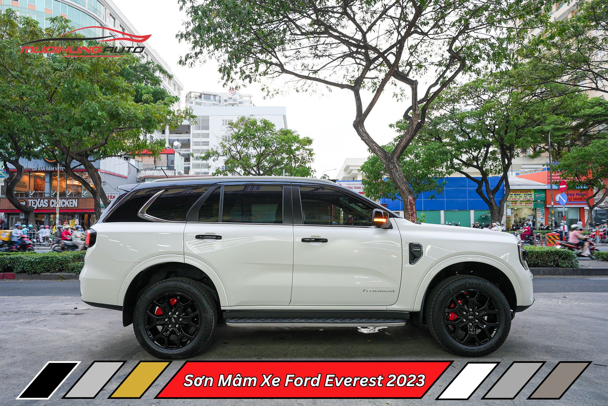 Sơn Mâm Xe Ford Everest 2023