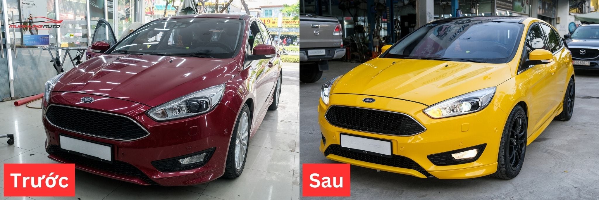 Sơn đổi màu ô tô Ford Focus