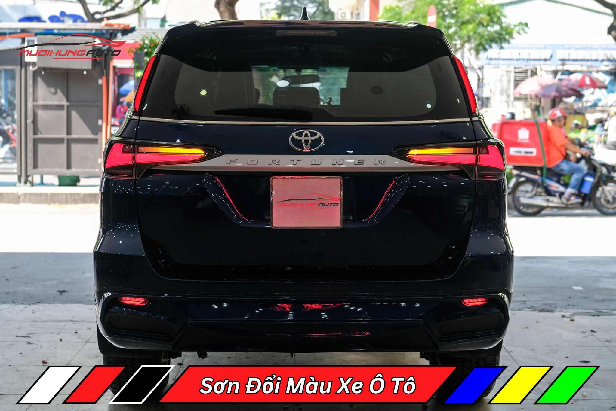 Sơn Đổi Màu Xe Ô Tô Toyota Fortuner 2018