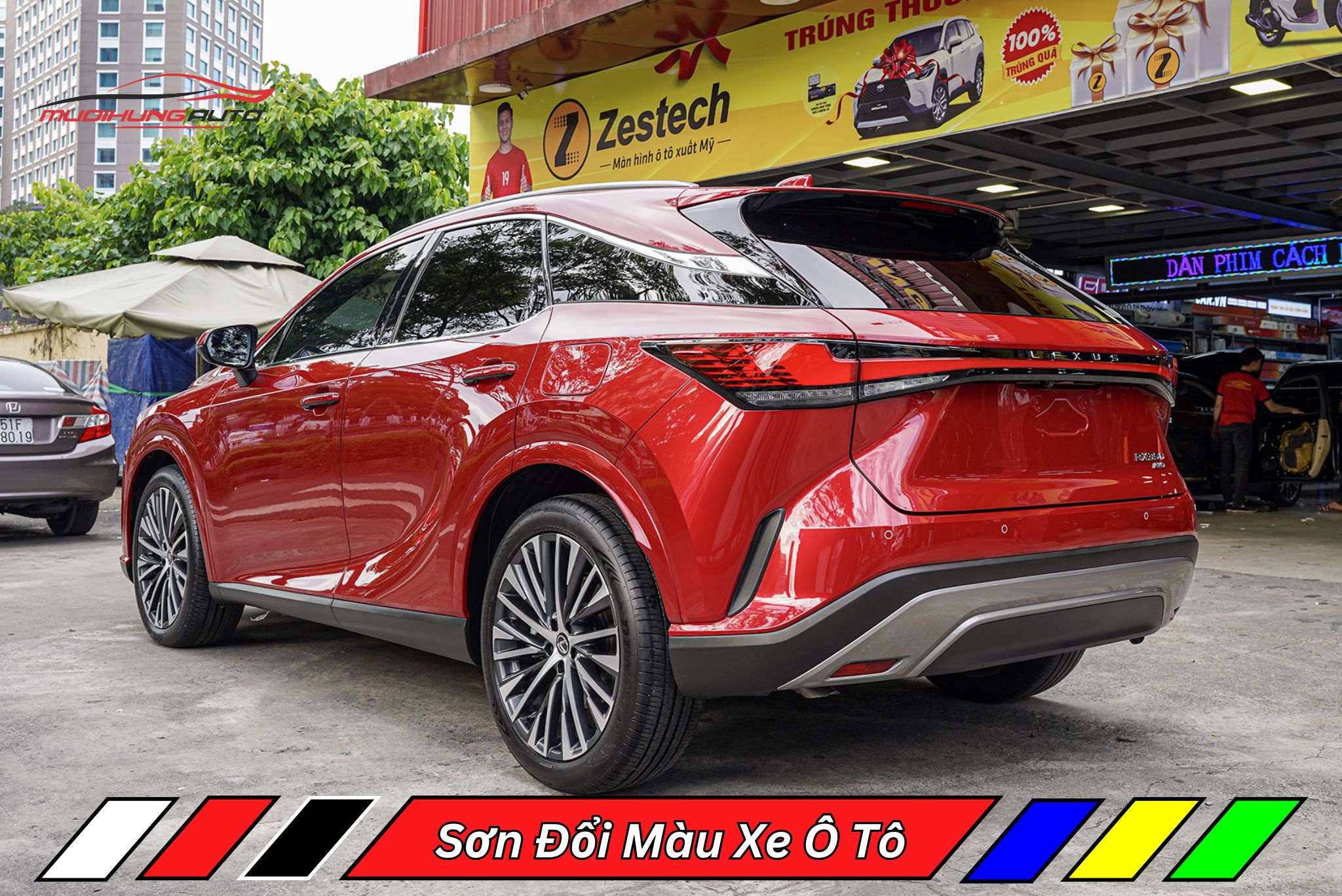Sơn Đổi Màu Xe Ô Tô Lexus RX350 2023