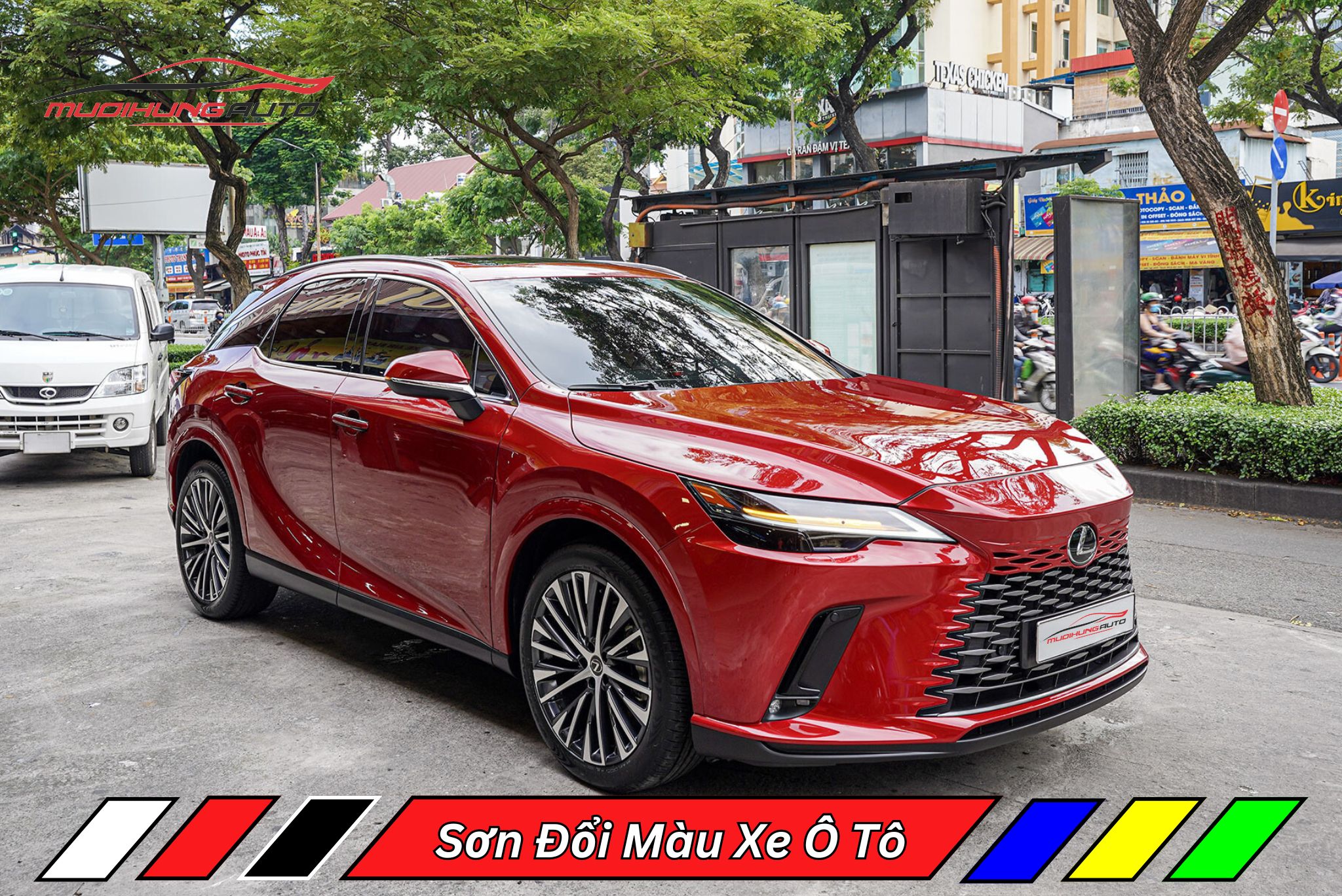Sơn Đổi Màu Xe Ô Tô Lexus RX350 2023