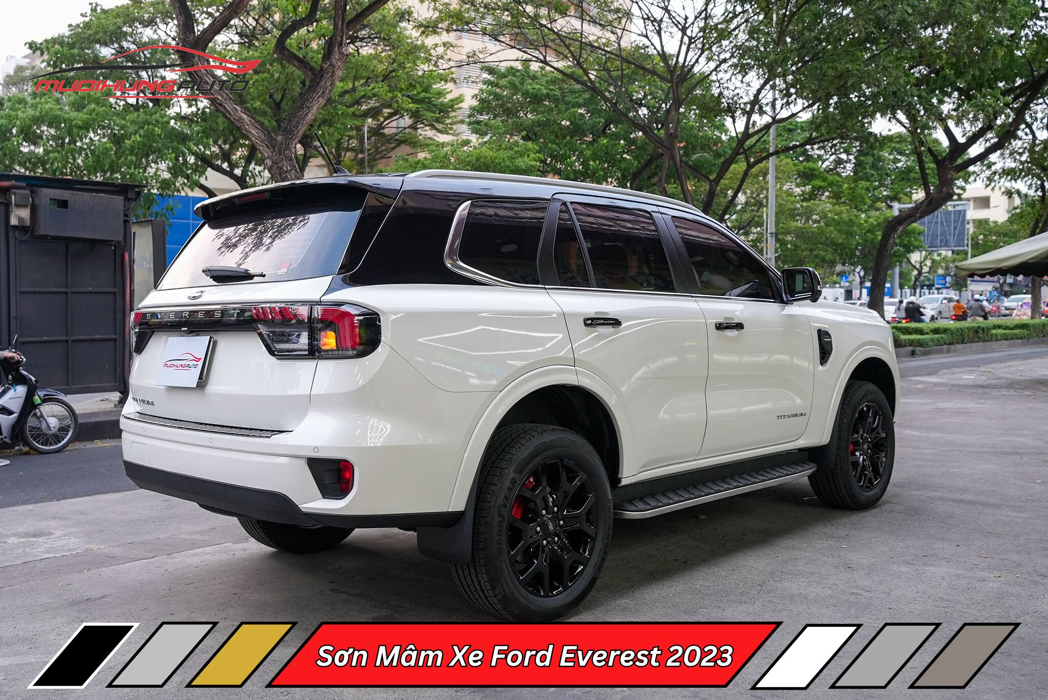 Sơn Mâm Xe Ford Everest 2023