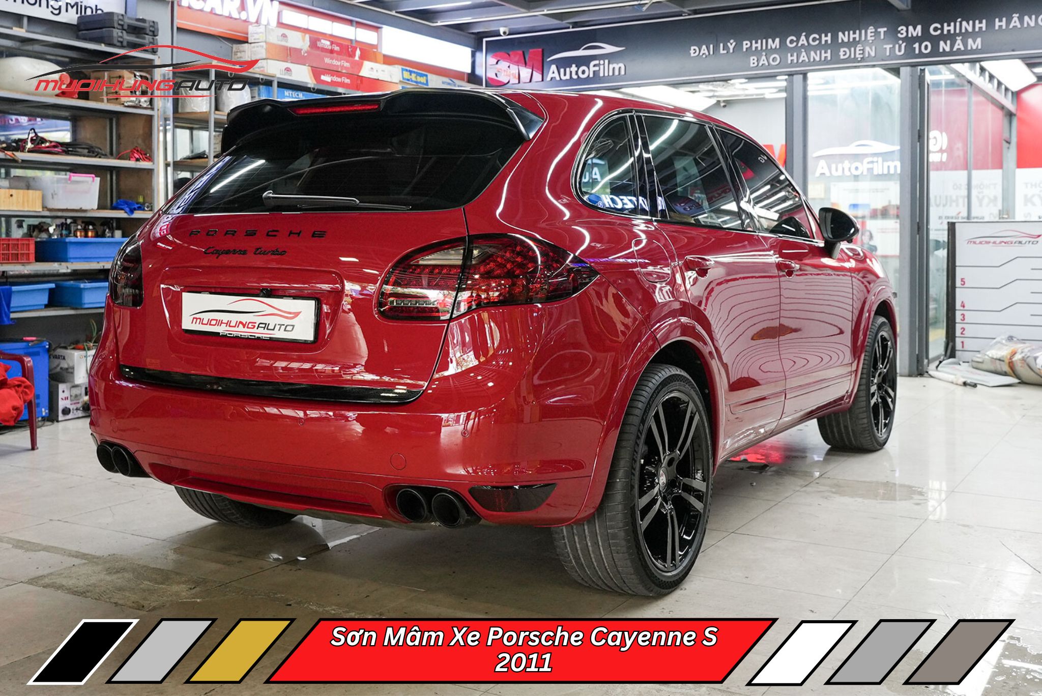Sơn Mâm Xe Porsche Cayenne S 2011