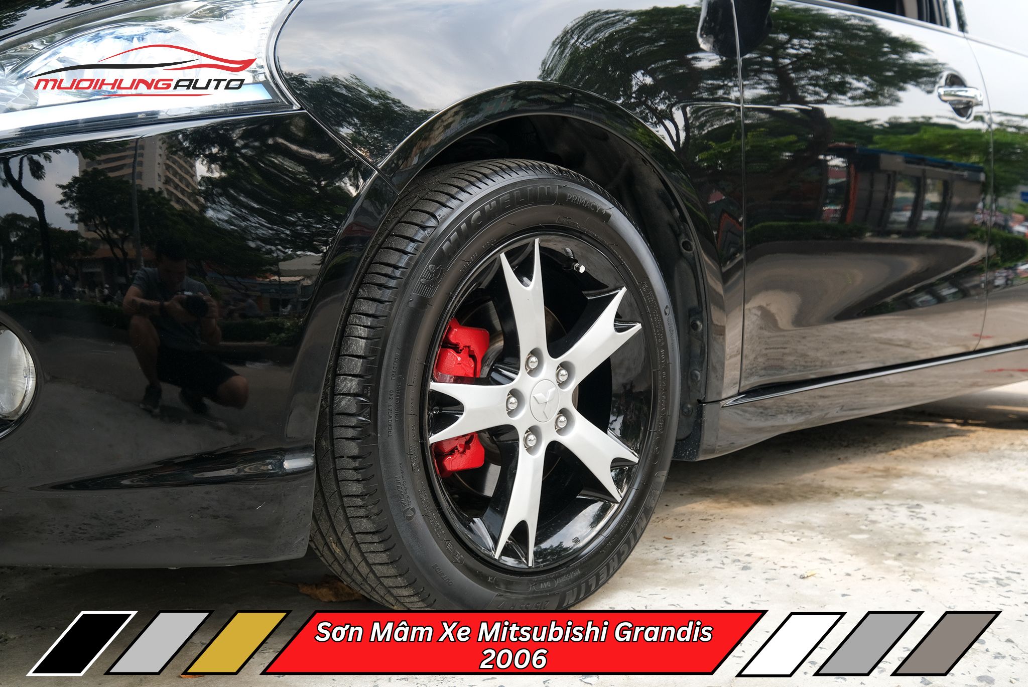Sơn Mâm Xe Mitsubishi Grandis 2006