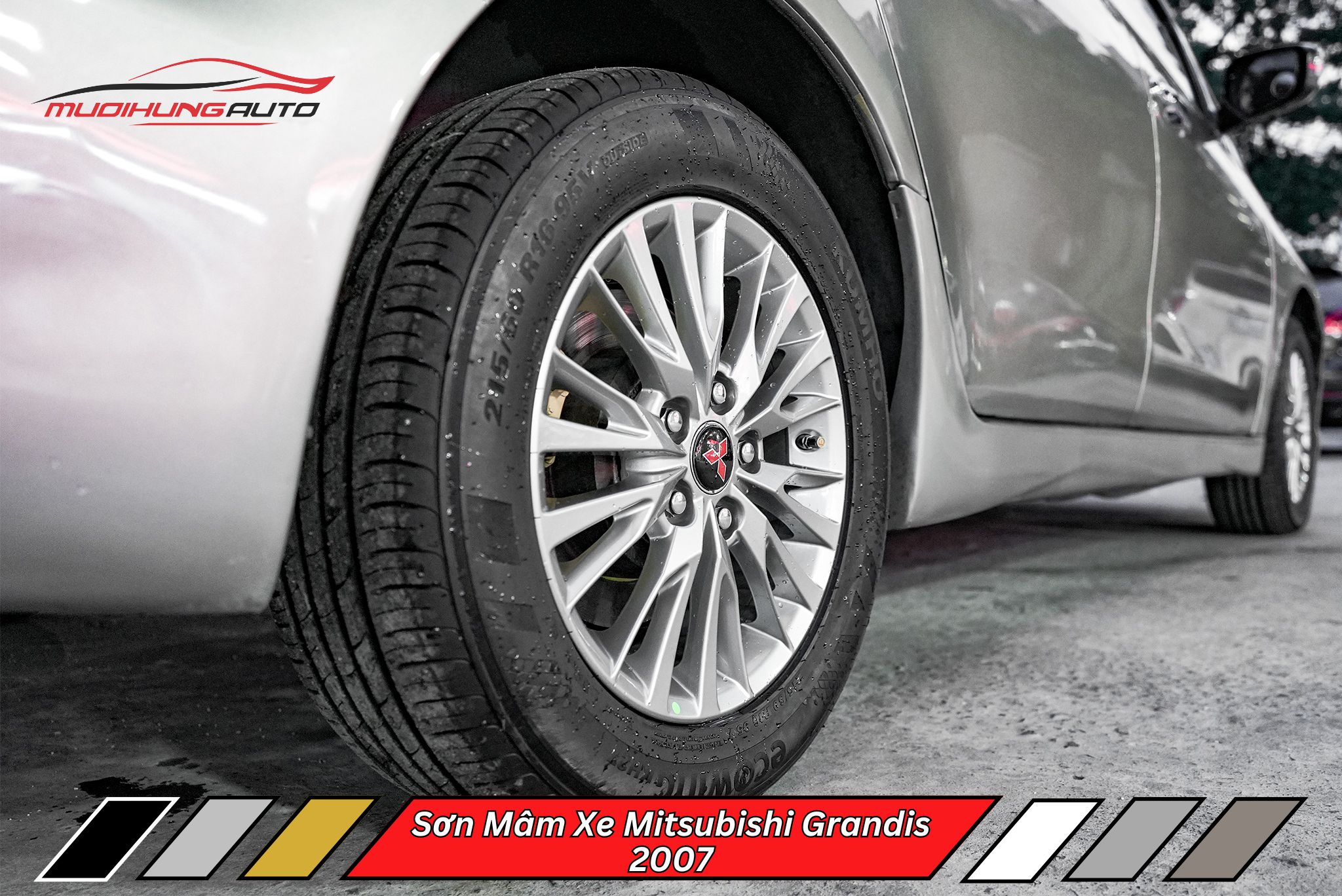 Sơn Mâm Xe Mitsubishi Grandis 2007