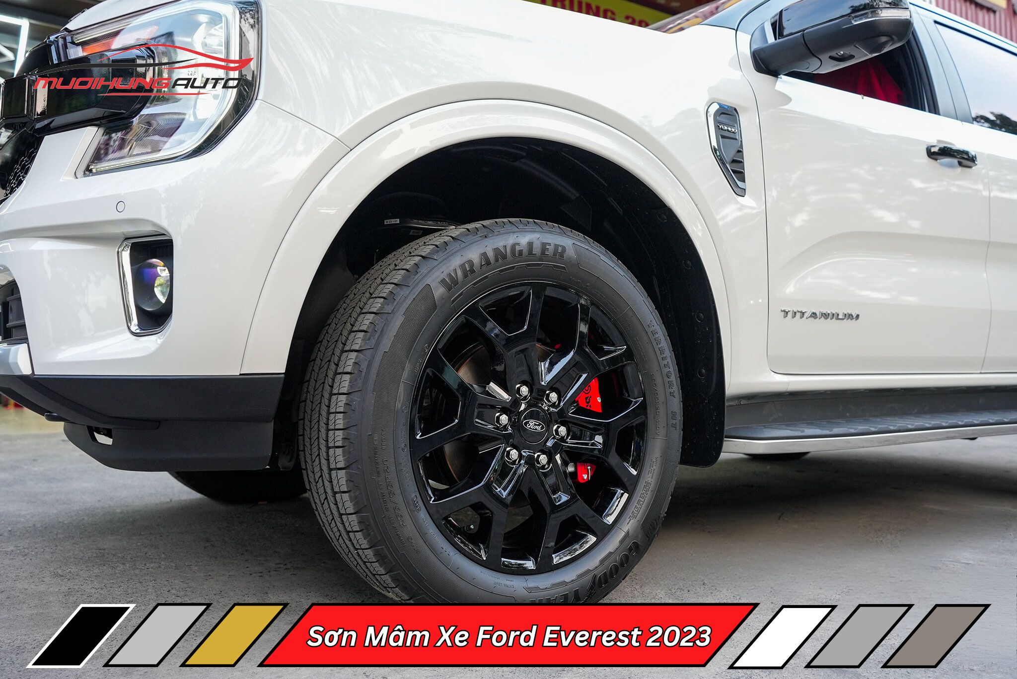Sơn Mâm Xe Ford Everest 2023