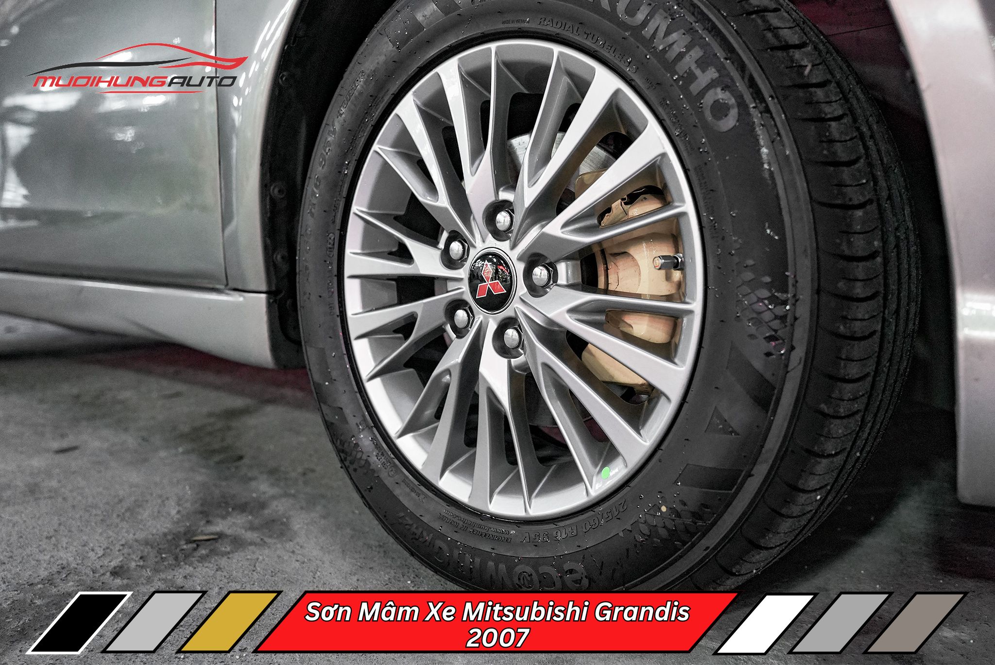 Sơn Mâm Xe Mitsubishi Grandis 2007