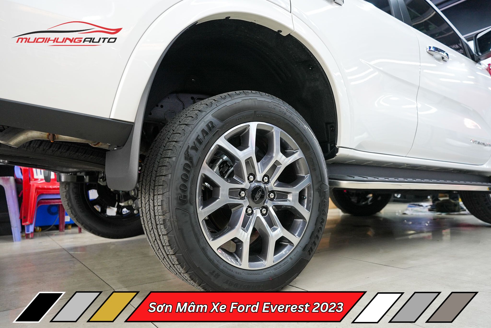 Sơn Mâm Xe Ford Everest 2023