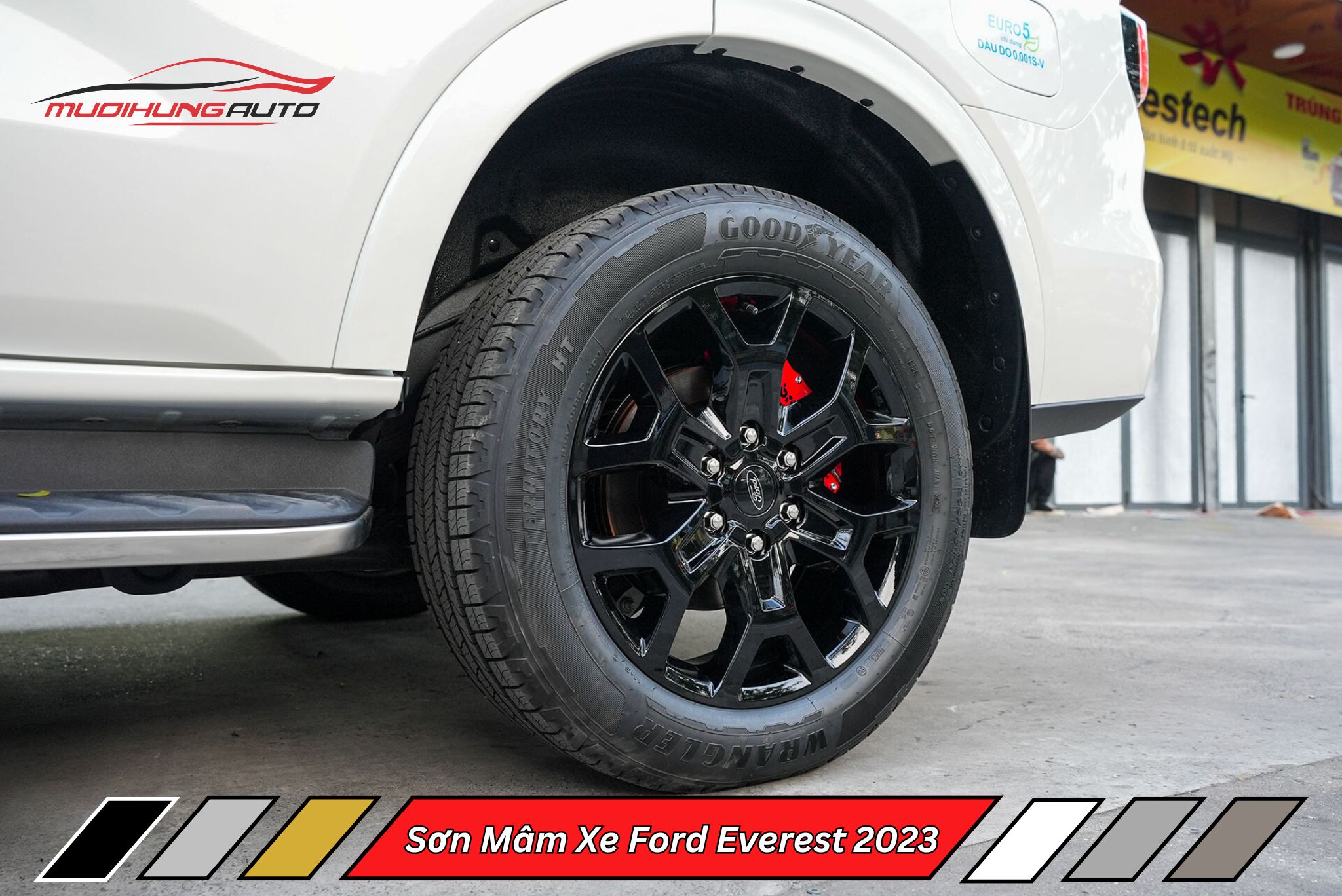 Sơn Mâm Xe Ford Everest 2023