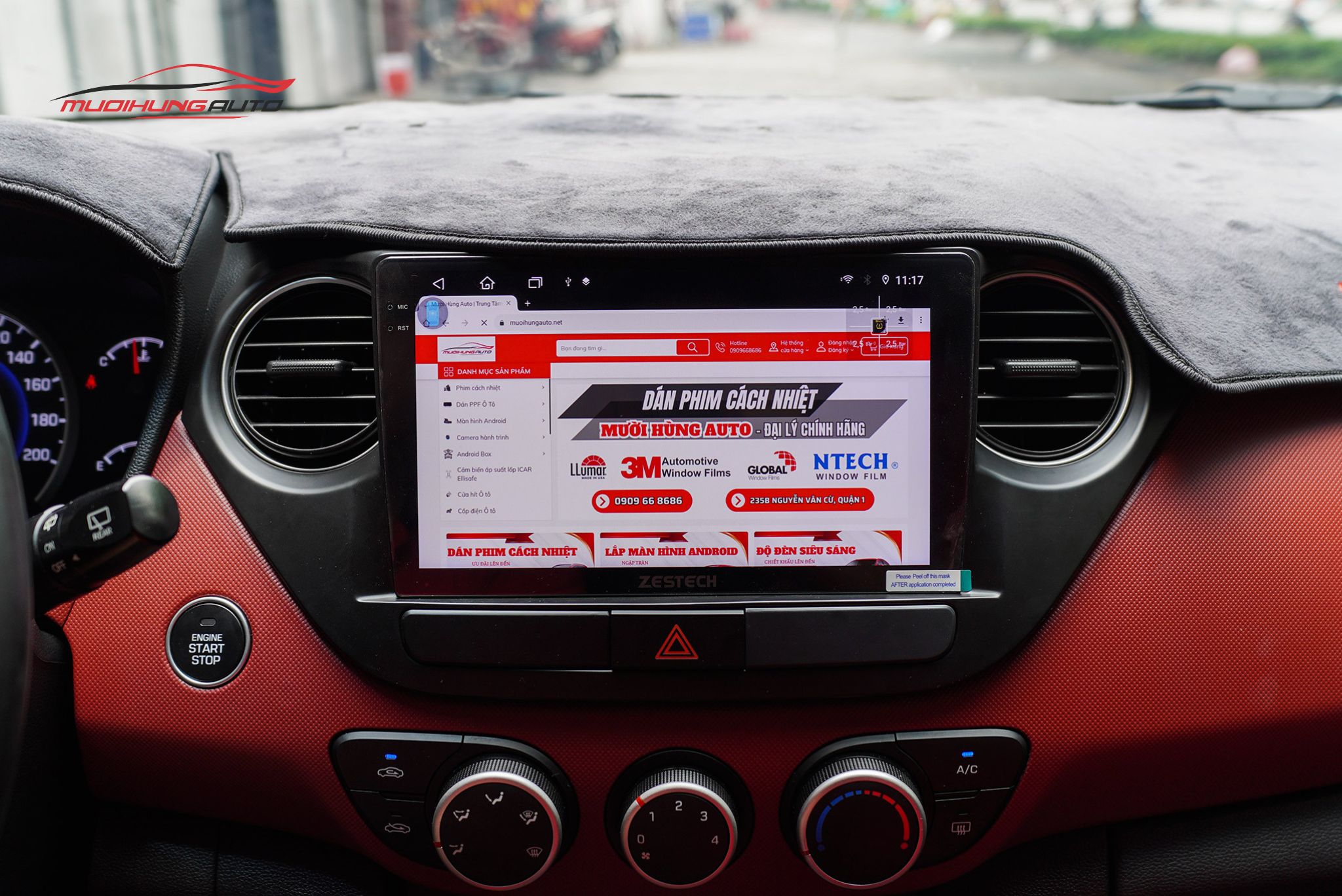 Lắp Màn Hình Zestech Z18 360 Cho Xe Hyundai i10 2021