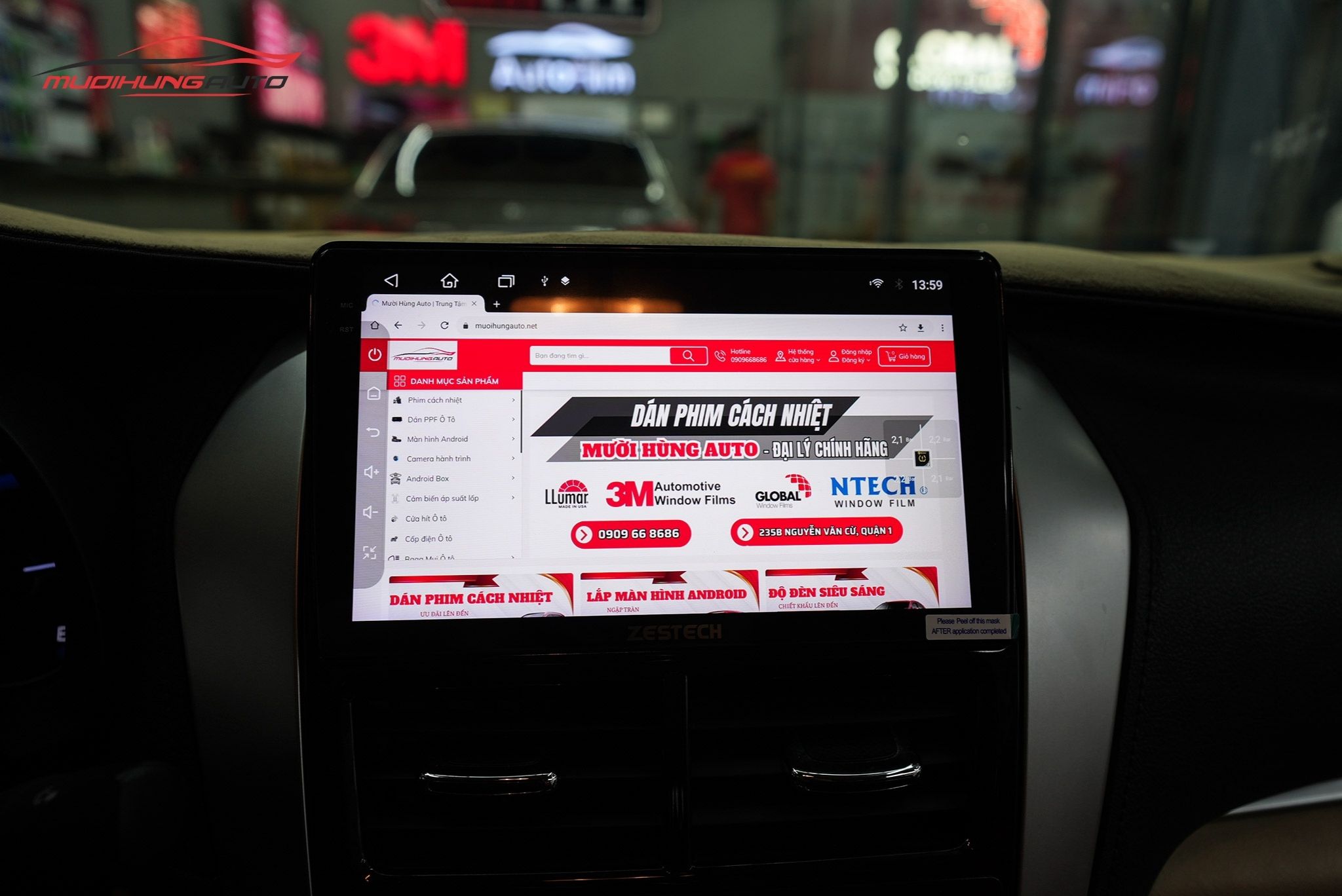 Lắp Màn Hình Zestech Z18 360 Cho Xe Toyota Vios 2018