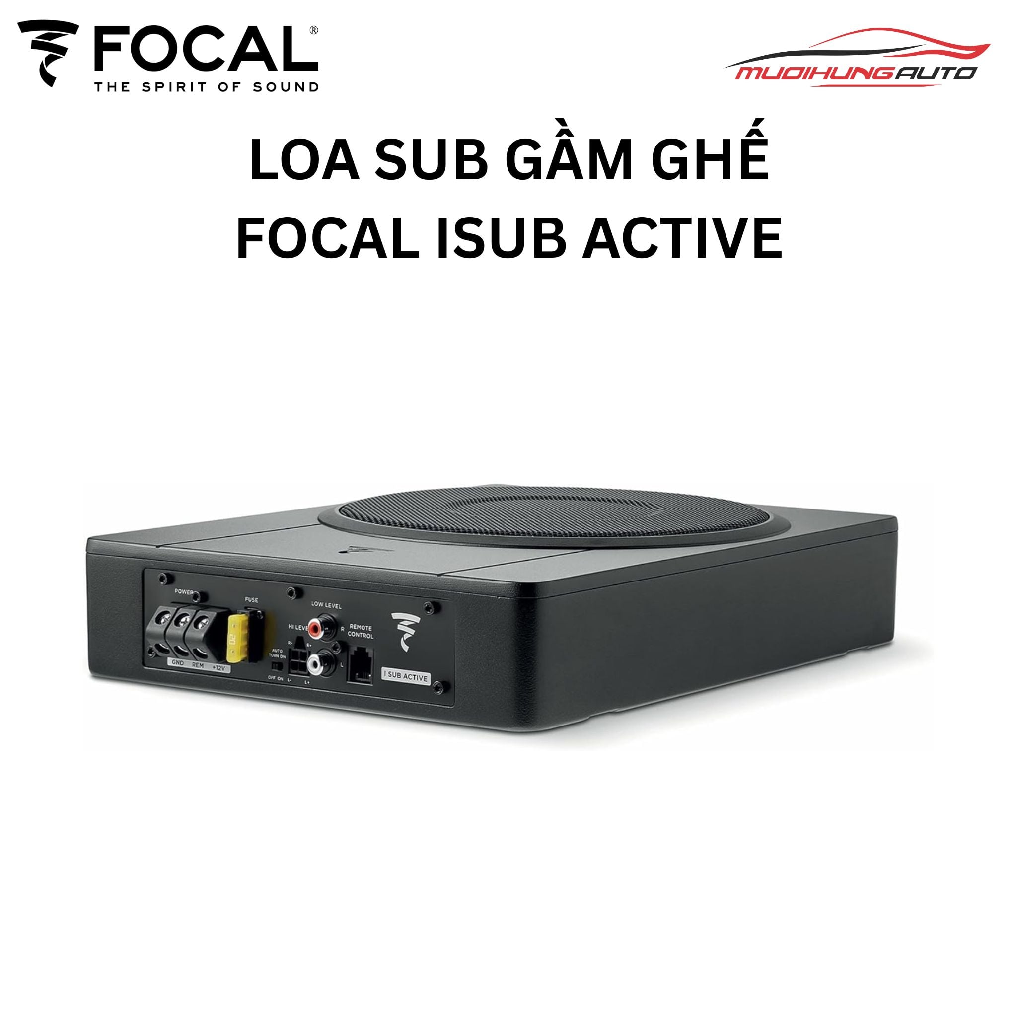 Sub gầm ghế Focal ISUB Active