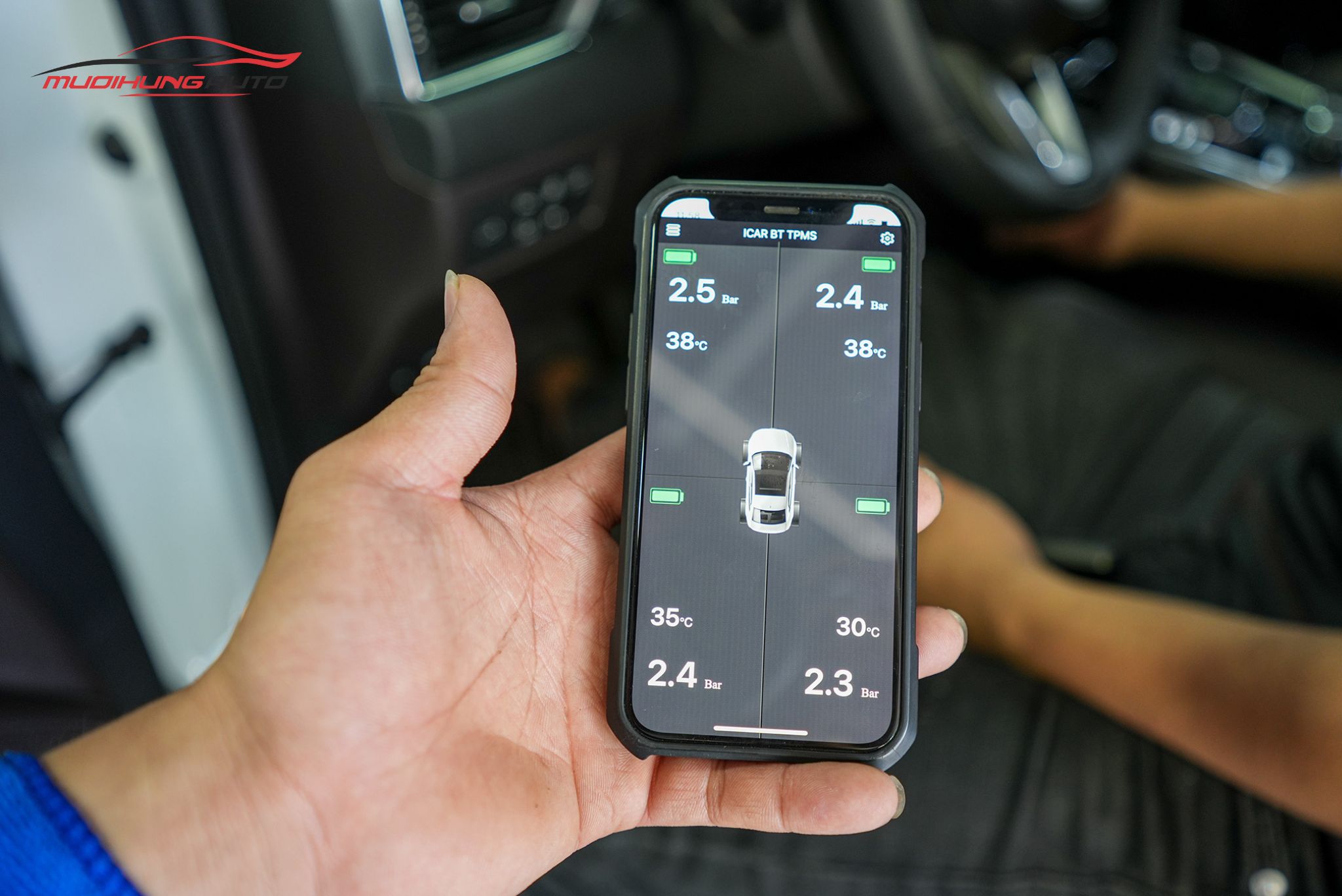 Lắp cảm biến áp suất lốp ICAR Ellisafe J3 cho Mazda CX-8