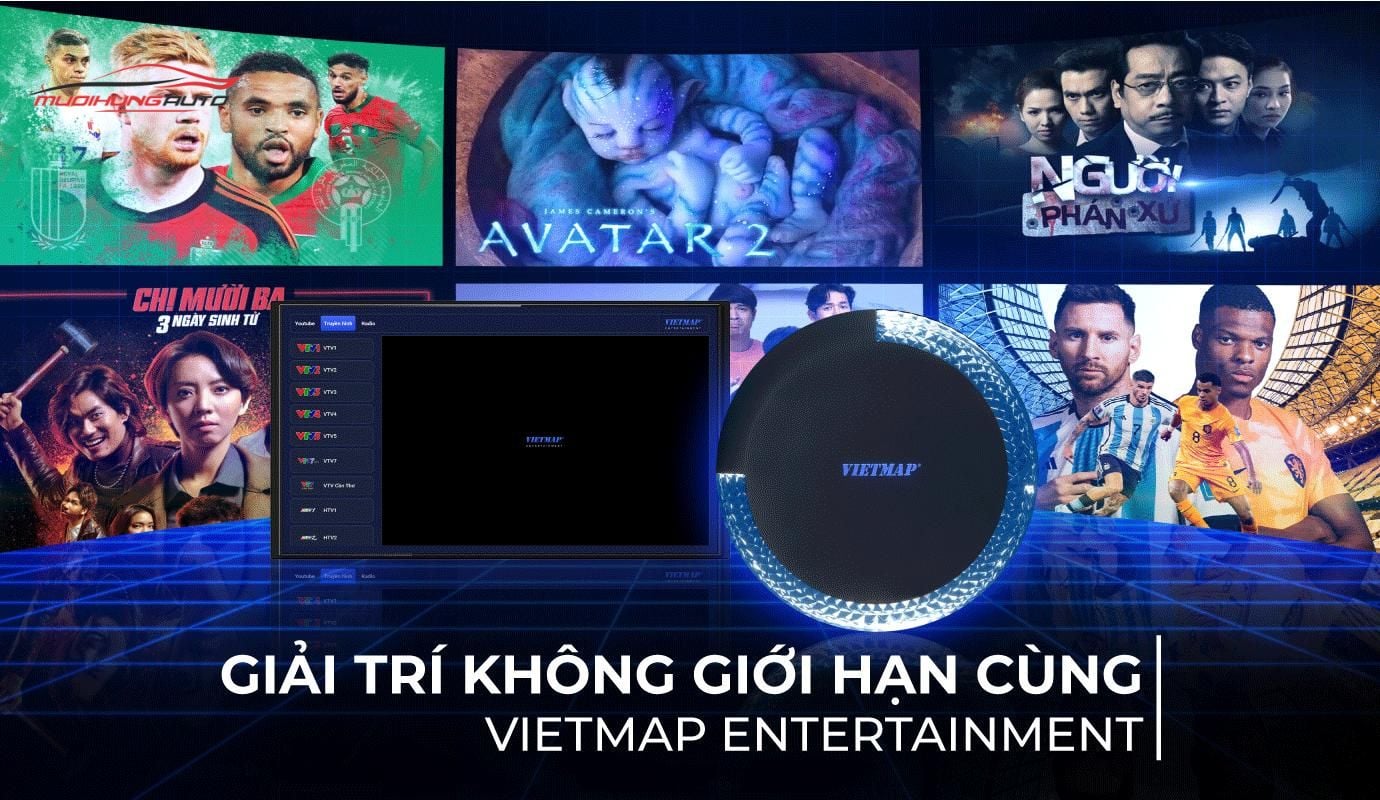 Tận hưởng thế giới giải trí cùng Vietmap Entertainment