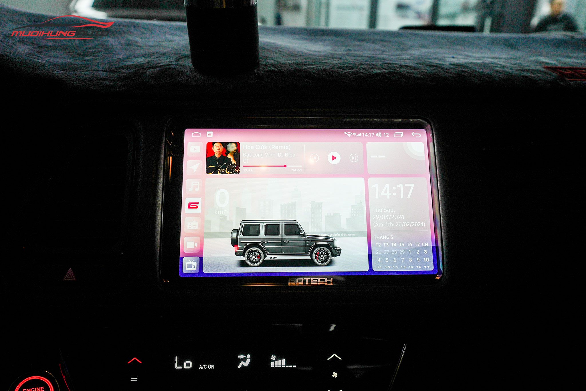 Lắp Màn Hình Gotech GT2K Cho Xe Ô Tô Honda HR-V 2019